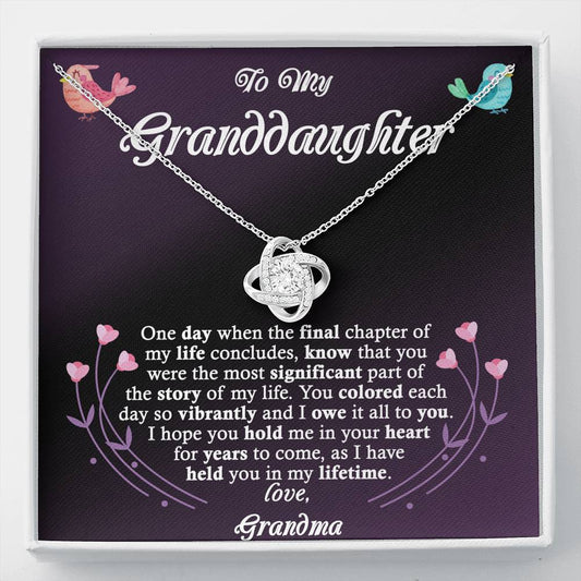 Gift for Granddaughter - Final chapters of my life