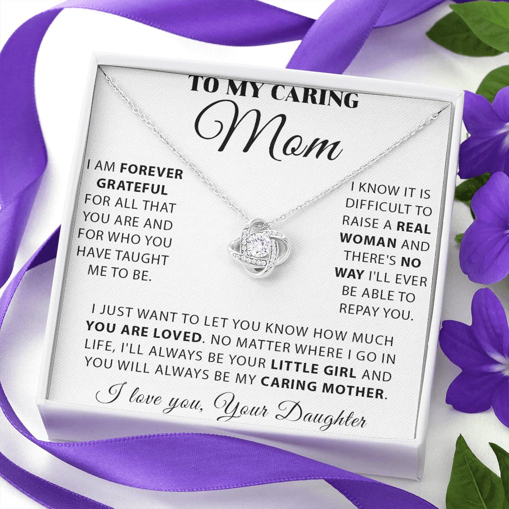 My Caring Mom Love Knot Neclace