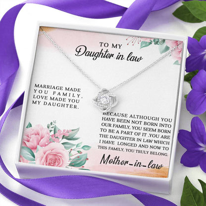 dilq Love Knot Neclace