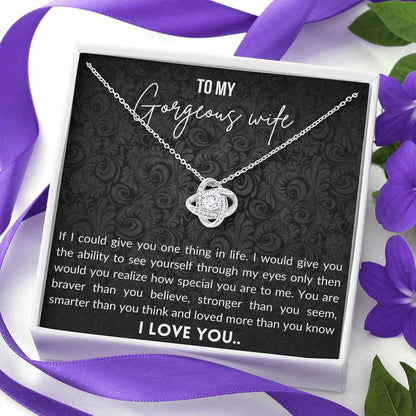 Mama to an Angel (62) Love Knot Neclace