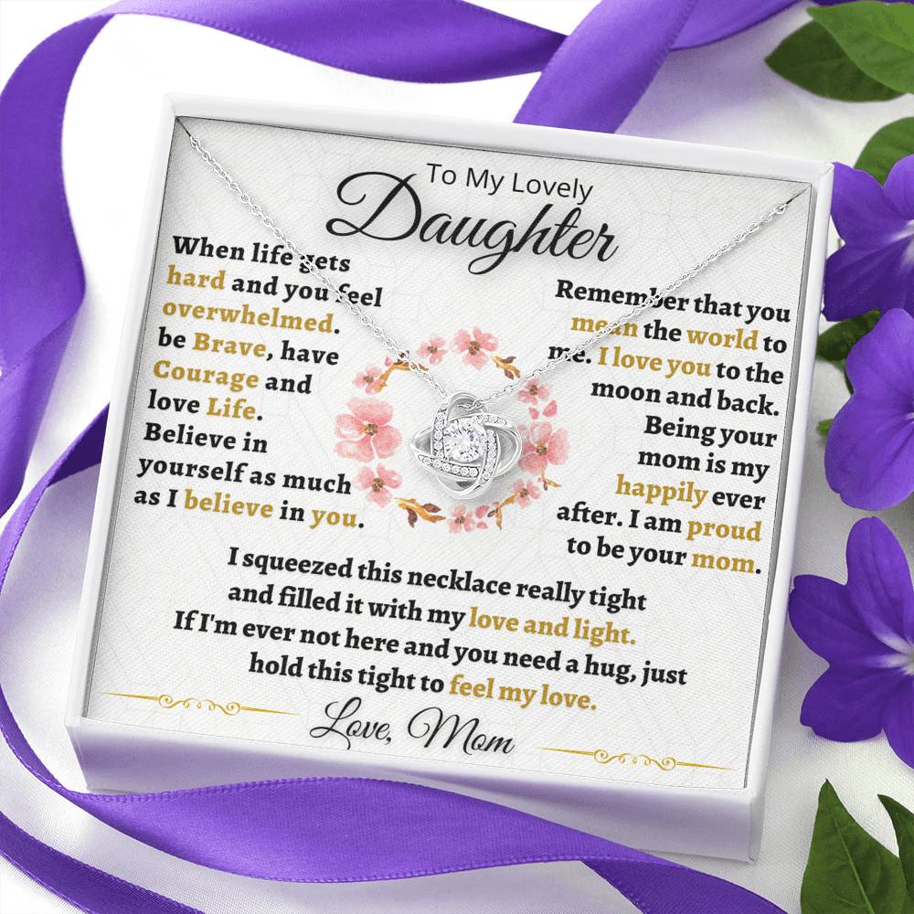 Gift for Daughter - I love you to the moon and back