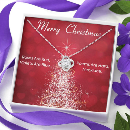 ROSES ARE RED Love Knot Neclace