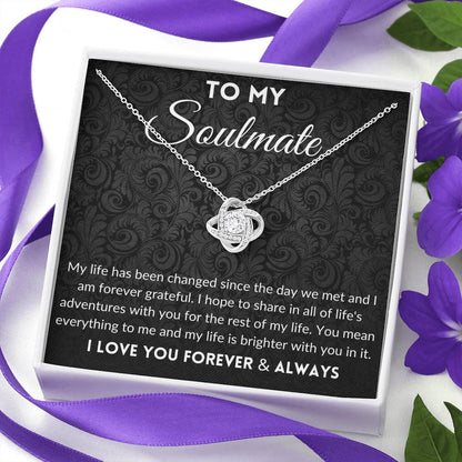 Soulmate | wedding gift for my wife | soulmate jewelry | Gift for future wife | Gift for Fiance  | Promise Necklace