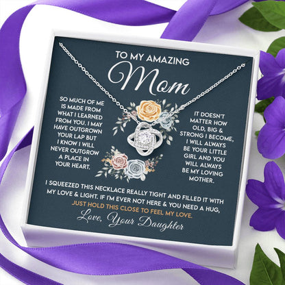 Amazing Mom - Learned From You Love Knot Necklace - TFG