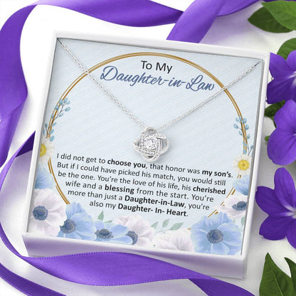 Mother in law to Daughter in law 2 Love Knot Neclace