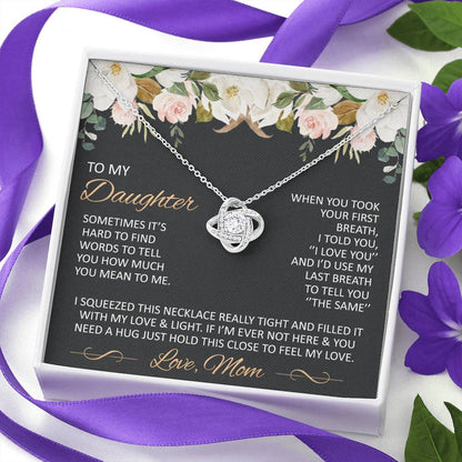 Gift for Daughter from Mom - Just hold this close to feel my love