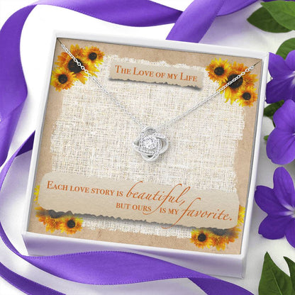 EACH LOVE STORY Love Knot Neclace