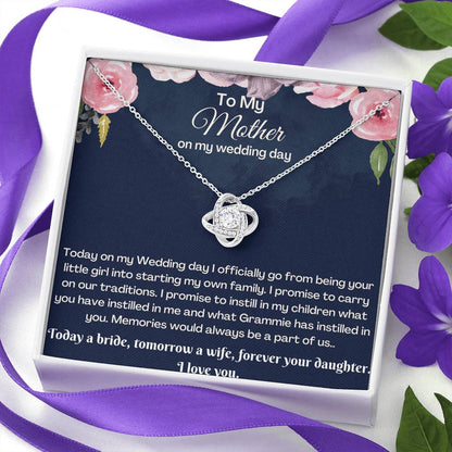 Mother of the bride gift from daughter | Mother of the bride gift from bride | Mother of bride necklace | Gift for mom from Bride