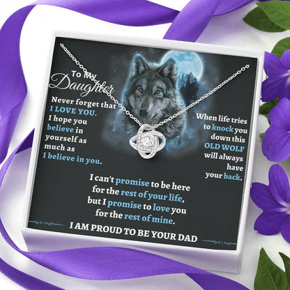 Gift for Daughter from Dad - This old wolf will always have your back