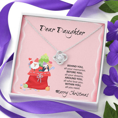 WITHIN YOU ALL YOU NEED Love Knot Neclace