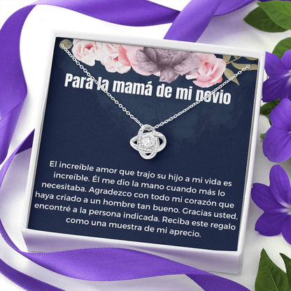 Para la mujer más especial, mi mami (2) Love Knot Neclace
