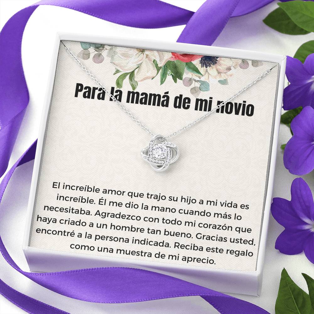 Para la mujer más especial, mi mami (5) Love Knot Neclace