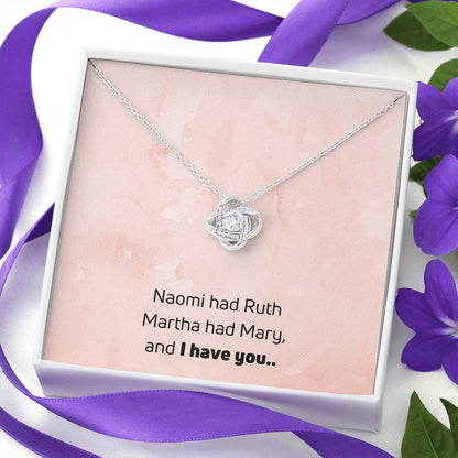 Unbiological Sister Gift | Soul Sister Gift | Naomi had Ruth Necklace
