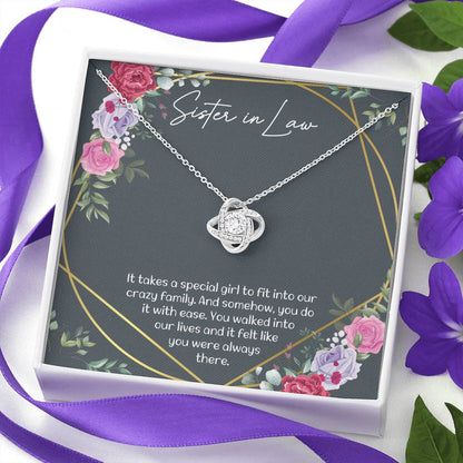 WALKED INTO OUR LIVES - CARD Love Knot Neclace