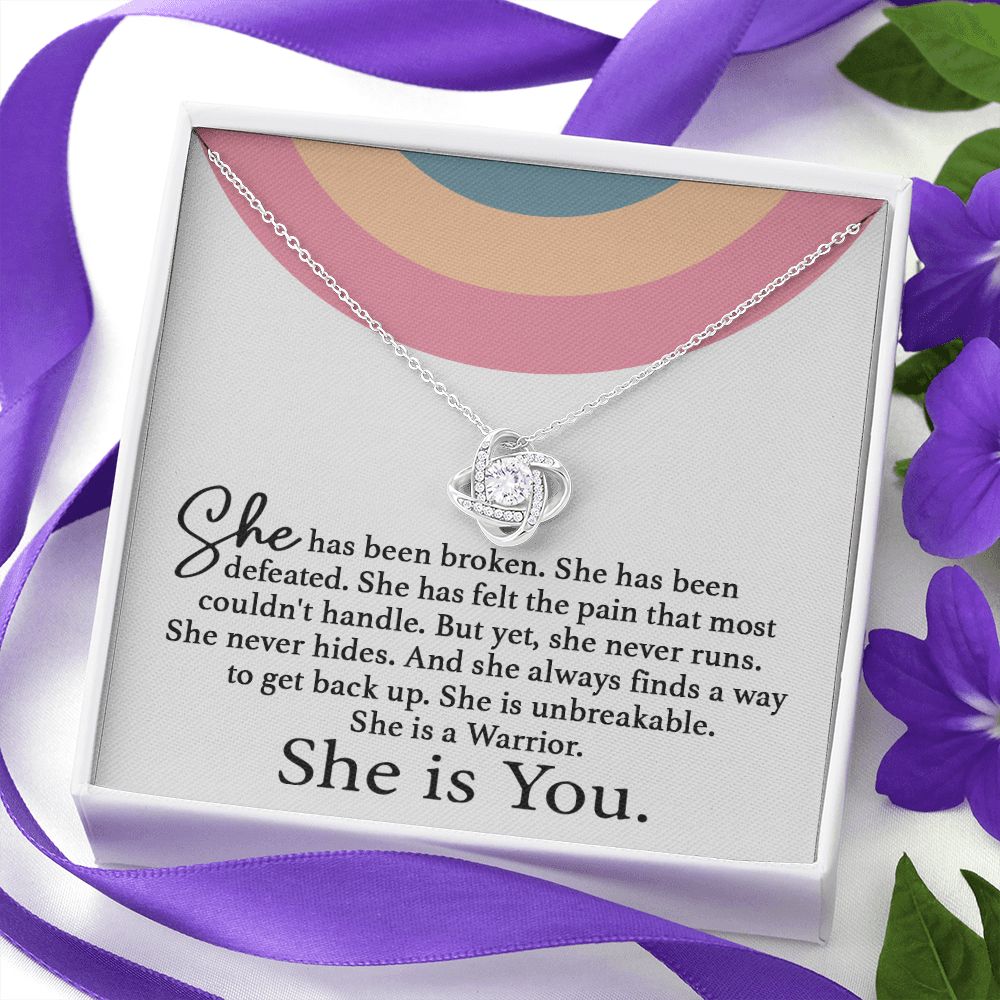She Is You Love Knot Neclace