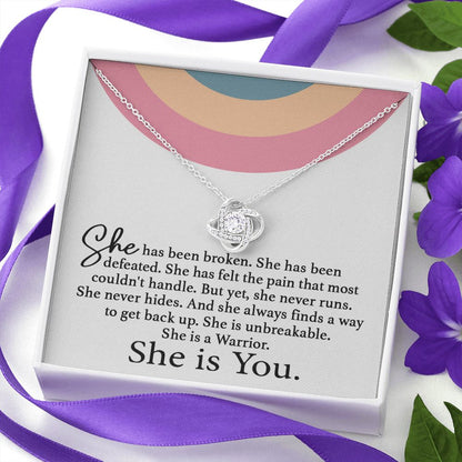 She Is You Love Knot Neclace