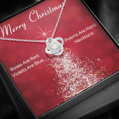 ROSES ARE RED Love Knot Neclace