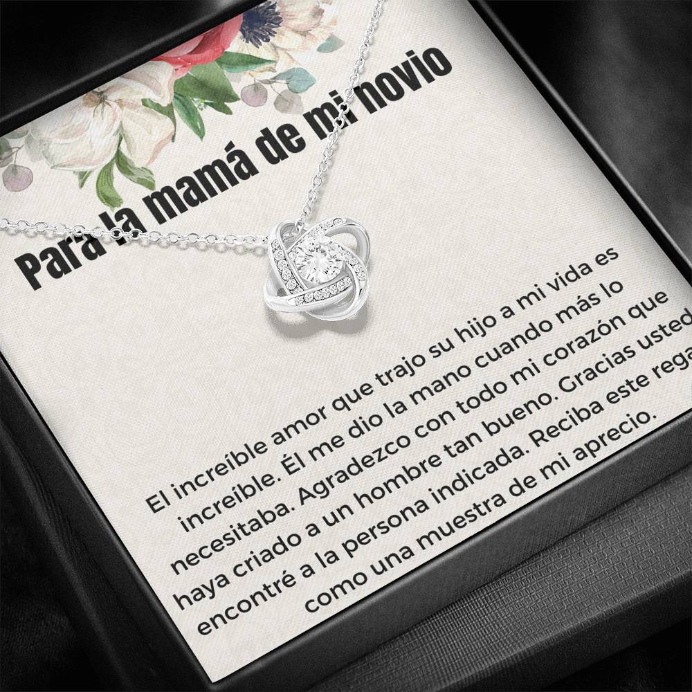 Para la mujer más especial, mi mami (5) Love Knot Neclace
