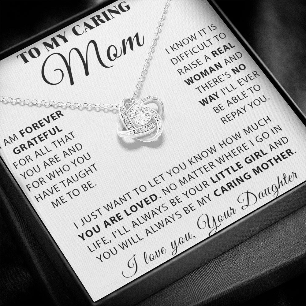 My Caring Mom Love Knot Neclace