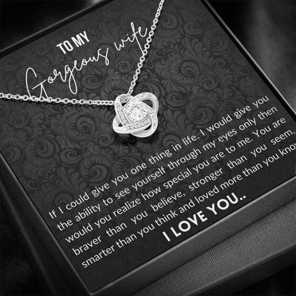 Mama to an Angel (62) Love Knot Neclace