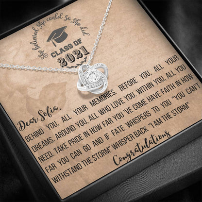 Personalized Graduation Gift For Class of 2021 Behind you all your memories