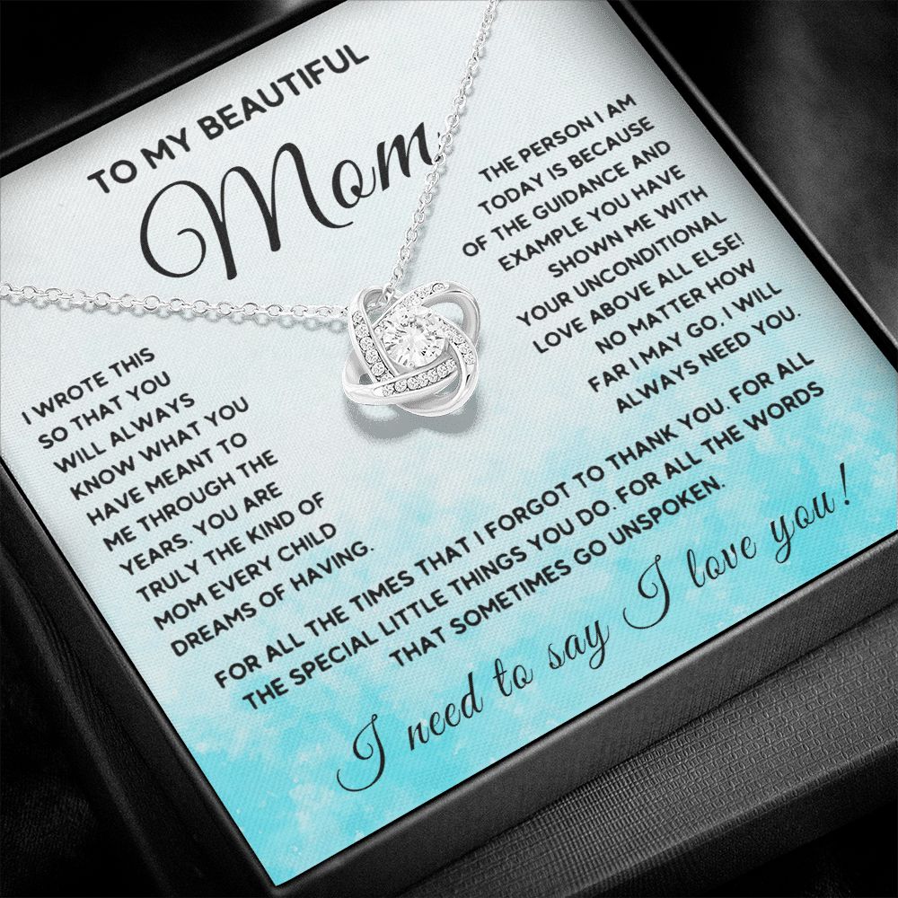 To My Beautiful Mom - Heartfelt gift for mom