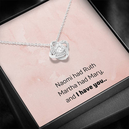 Unbiological Sister Gift | Soul Sister Gift | Naomi had Ruth Necklace