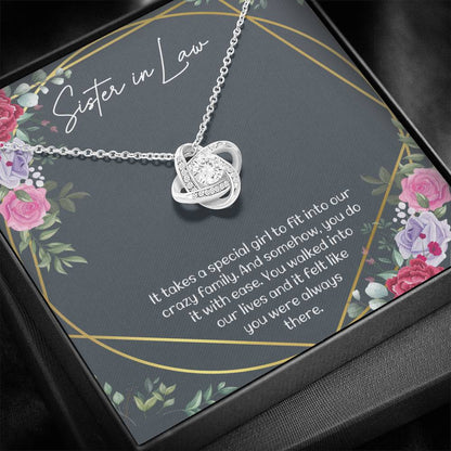 WALKED INTO OUR LIVES - CARD Love Knot Neclace