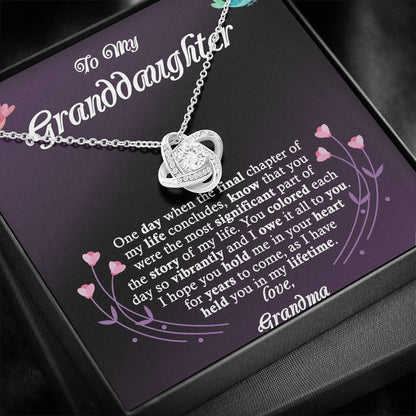 Gift for Granddaughter - Final chapters of my life