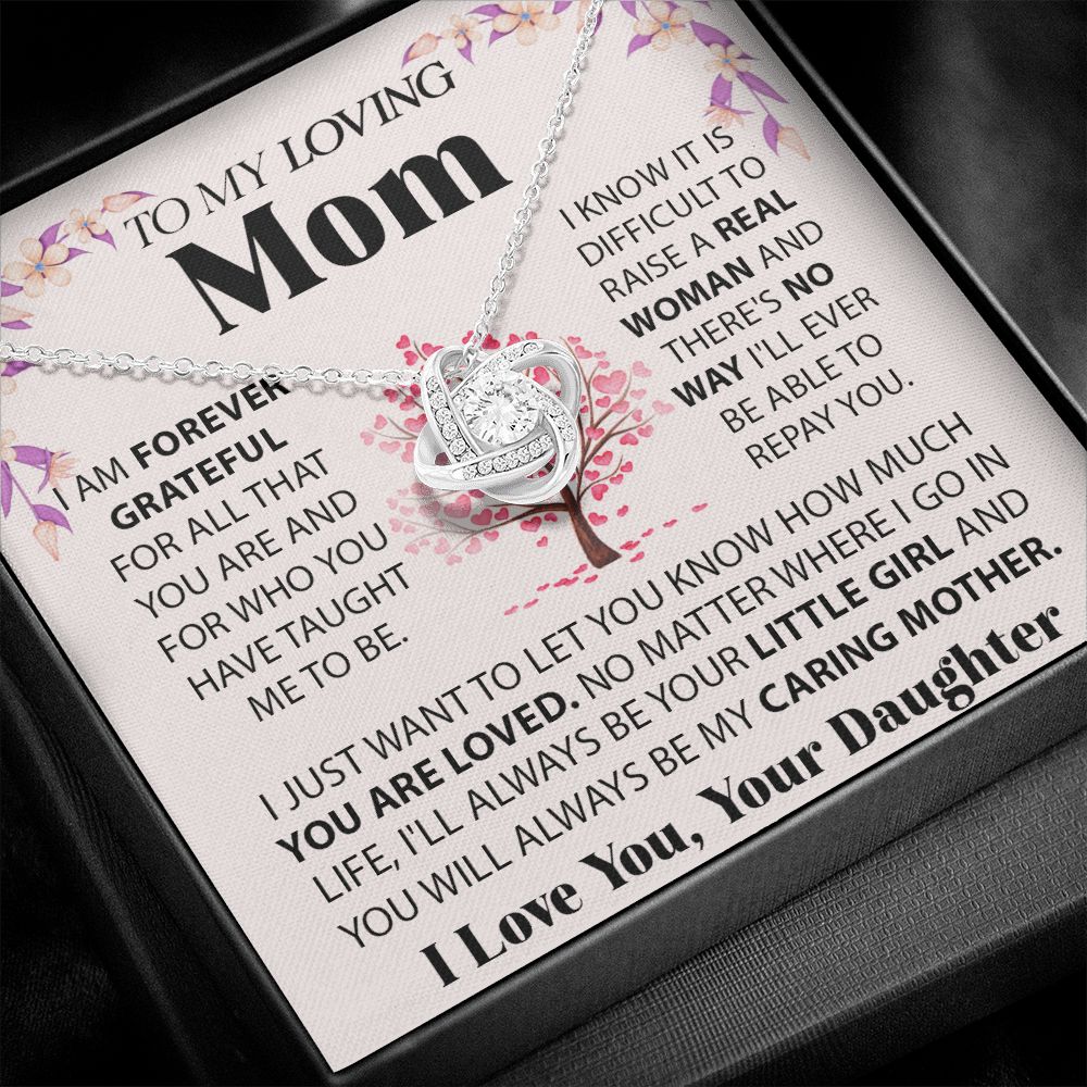 Loving Mom Love Knot Neclace