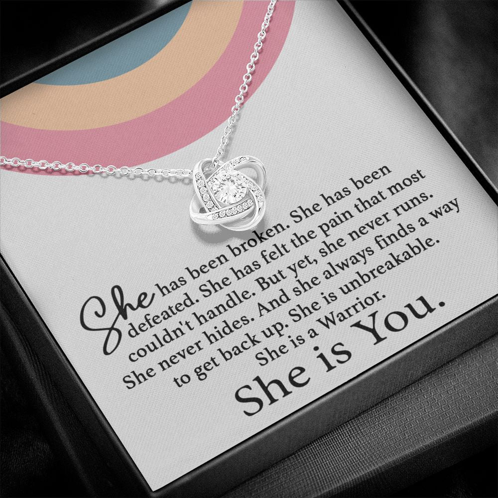 She Is You Love Knot Neclace