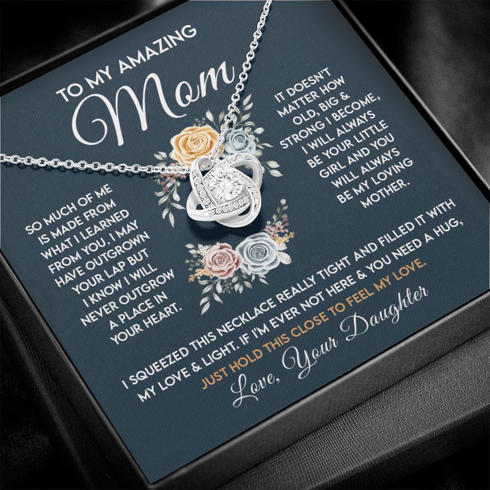 Amazing Mom - Learned From You Love Knot Necklace - TFG