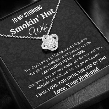 Badass Daughter (85) Love Knot Neclace
