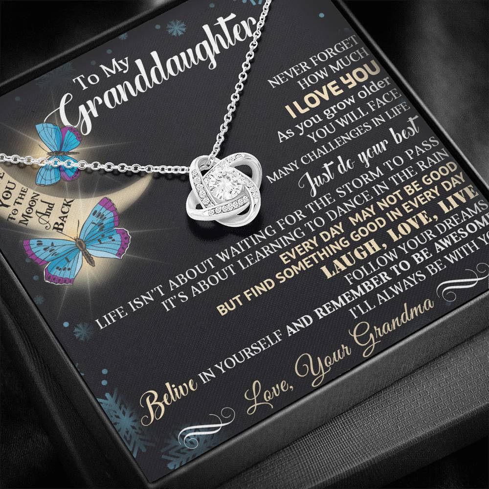 Gift for Granddaughter - I love you to the moon and back