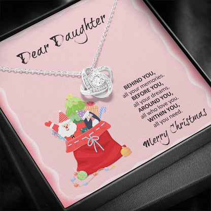 WITHIN YOU ALL YOU NEED Love Knot Neclace