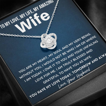 Gift for Wife - I am truly blessed and grateful to have you as my wife