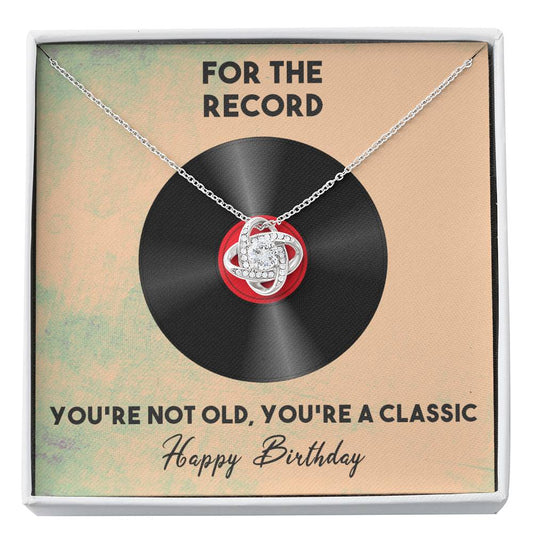 FOR THE RECORD - CARD Love Knot Neclace