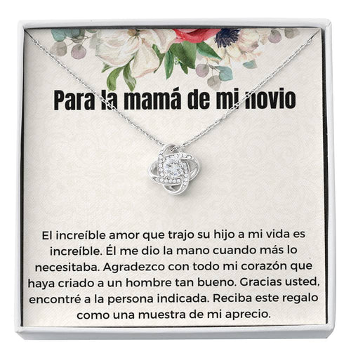 Para la mujer más especial, mi mami (5) Love Knot Neclace