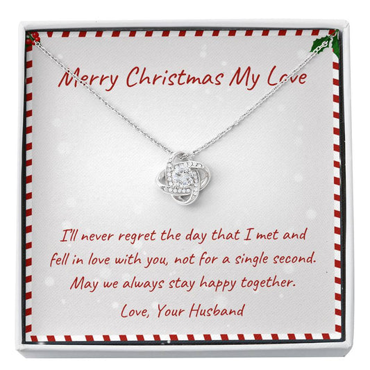 ALWAYS STAY HAPPY TOGETHER Love Knot Neclace