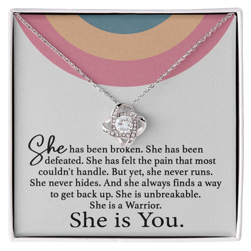 She Is You Love Knot Neclace