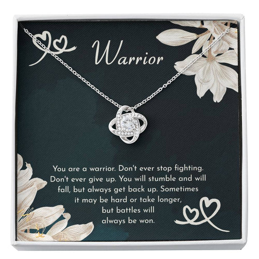 WARRIOR - CARD Love Knot Neclace
