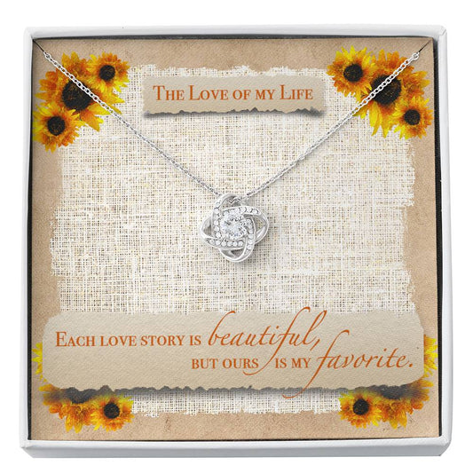 EACH LOVE STORY Love Knot Neclace