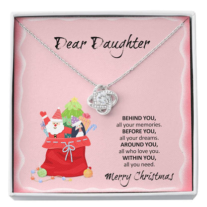 WITHIN YOU ALL YOU NEED Love Knot Neclace