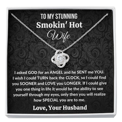 Badass Daughter (84) Love Knot Neclace