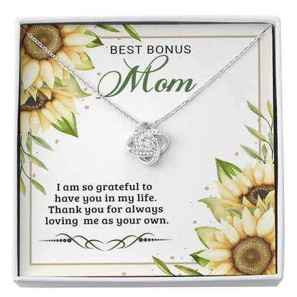 bonus mom 3 Love Knot Neclace