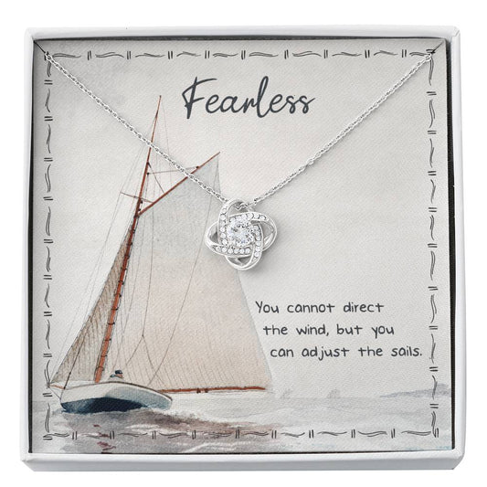 FEARLESS - CARD Love Knot Neclace