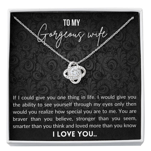 Mama to an Angel (62) Love Knot Neclace