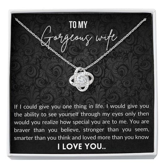 Mama to an Angel (62) Love Knot Neclace