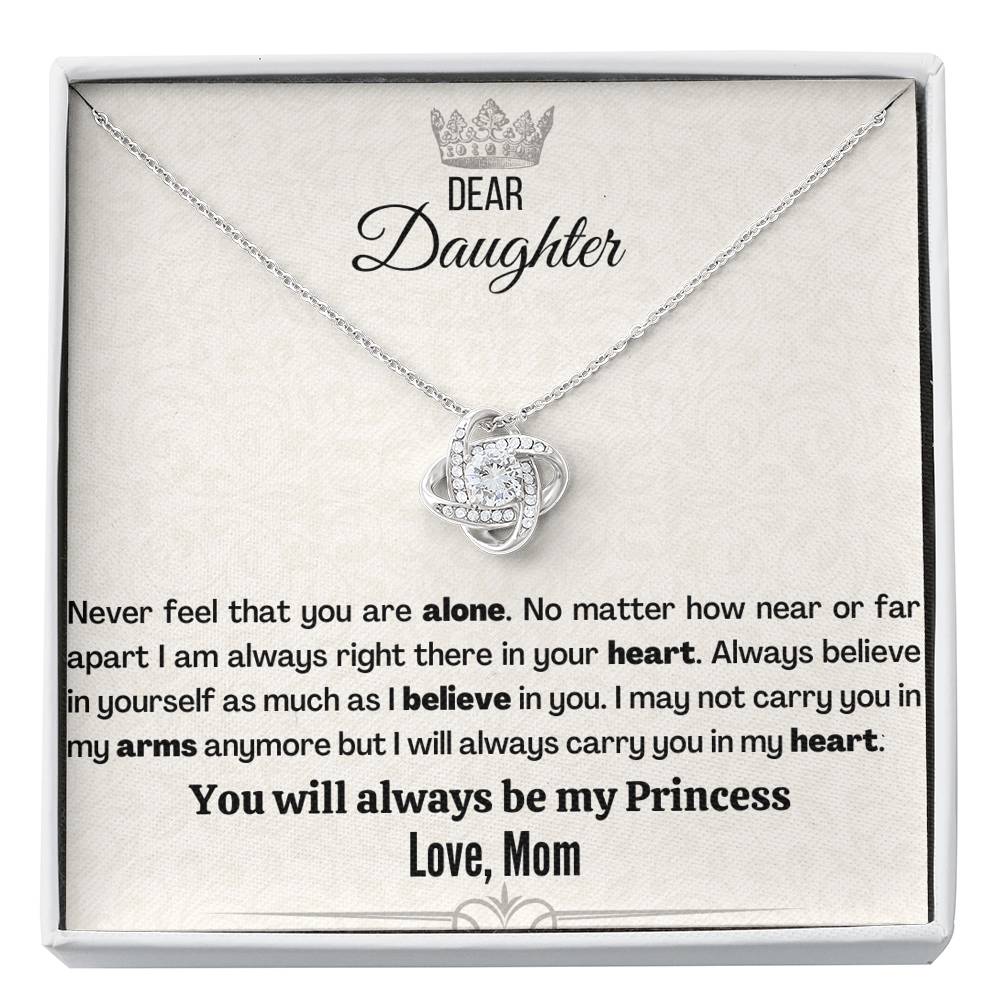 Badass Daughter (33) Love Knot Neclace