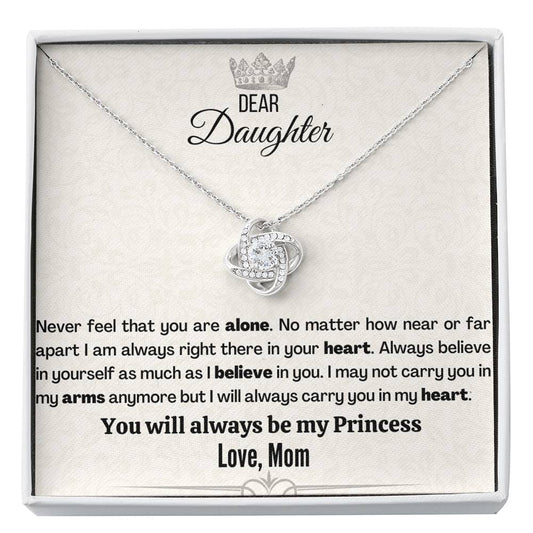 Badass Daughter (33) Love Knot Neclace